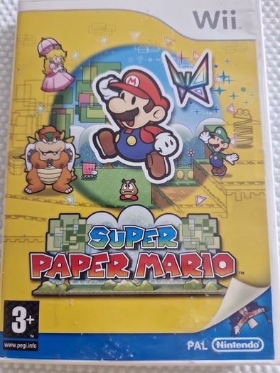 Super Paper Mario Nintendo Wii Games Original