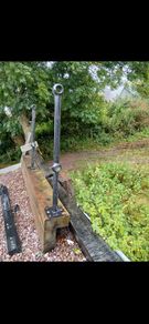 galvanised pole/ decking stanchions