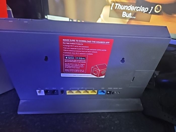 Vodafone Gigabox Broadband Router
