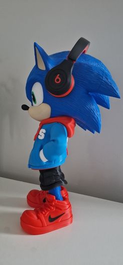Sonic the Hedgehog Urban Vibes - 3D Fan Art Print (46cm)