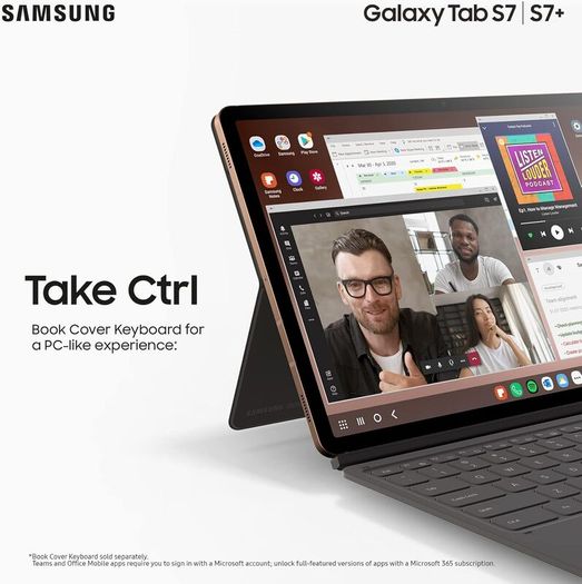 Samsung Galaxy Tab S7+ PLUS 128GB, Wi-Fi, 12.4 inch