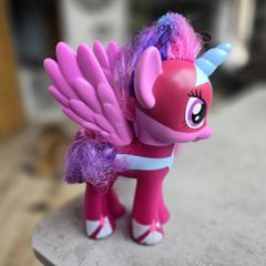 Twilight Sparkle (hair tangle flaw) Super Power Ponies MLP G4 6" masked Hero Brushable My Little Pony 2010