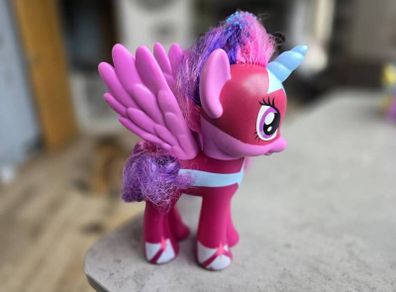 Twilight Sparkle (hair tangle flaw) Super Power Ponies MLP G4 6" masked Hero Brushable My Little Pony 2010