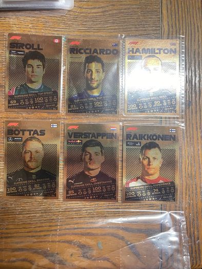 F1 cards