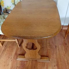Extending Dining Table and 3 Chairs