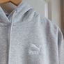 Puma Grey Cropped Hoodie / SIZE M Sweatshirt (as new) Image 2