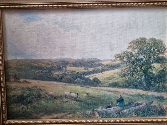 G.Turner "The Shepherd's Rest" Art Print Painting
