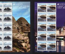 2012 Ireland Europa (Visit Ireland) Commemorative Stamps Sheetlet Plate 1A1A1A1A Mint Never Hinged (MNH)