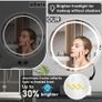 LED Bathroom Wall Mirror with LED Lights - 800mm Round Anti-Fog Vanity Mirror Image 8