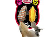 Pet Nova Cat Mice With Feathers Set 2pc 7cm