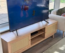 Oak tv unit