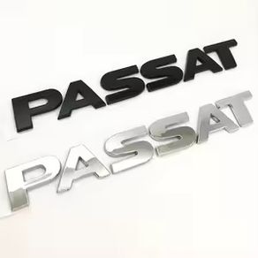 1pcs Chrome 3D ABS PASSAT TSI TDI V6 V8 Letters Car Rear Tail Trunk Body Side Fender Badge Logo Emblem for Volkswagen B5 B6 B7