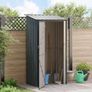 Garden Sheds Anthracite 103 x 74 x 200 cm Metal Image 4
