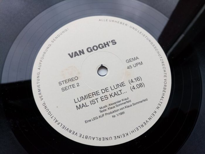 Van Gogh's 12in Vinyl