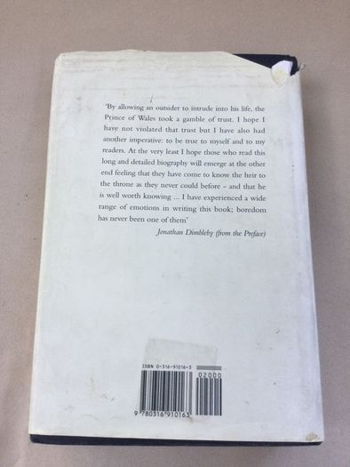 the princes of wales jonathan dimbleby biography the crown  queen king charles hardback diana rare