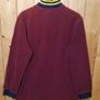 Ralph Lauren Mens iconic long sleeve high collar top burgundy XL Image 6