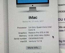 iMac 2017 27inches