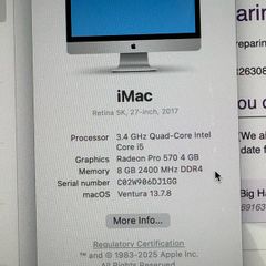 iMac 2017 27inches
