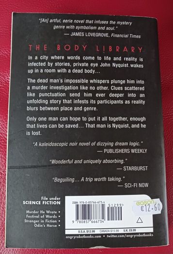 Jeff Noon / The Body Library / 2018