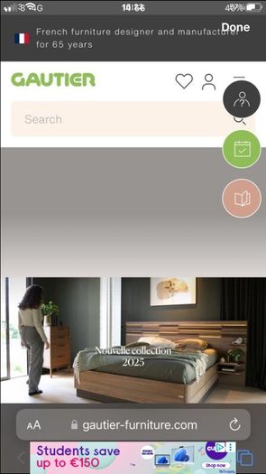 Gautier double bed