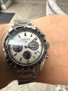 Seiko Prospex Speedtimer SSC813 / white panda