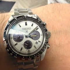 Seiko Prospex Speedtimer SSC813 / white panda