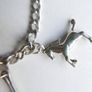 Vintage  Sterling Silver 925 Charm Bracelet 14,60g - length 7" Image 5