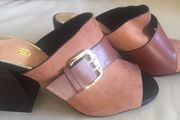 Ladies River Island block heeled shoes