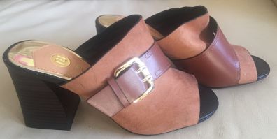 Ladies River Island block heeled shoes