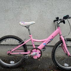 young girl bike