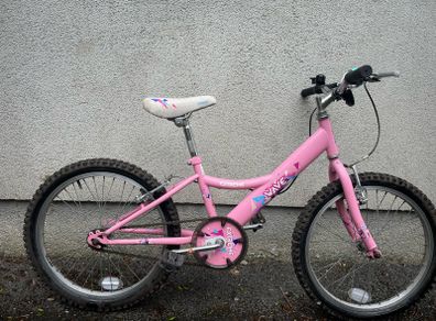 young girl bike