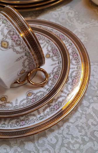 Royal Cauldon tea set