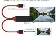 High Speed HDMI Cable Sync Screen Line AV Adapter Phone To TV All Smartphones