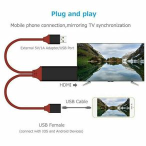 High Speed HDMI Cable Sync Screen Line AV Adapter Phone To TV All Smartphones