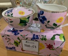 Matthew Williams Sugar Bowl & Creamer