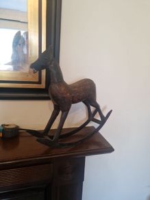 vintage folk art horse