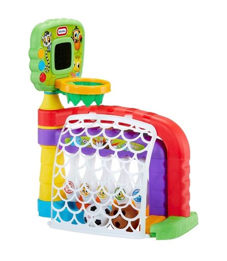 Little Tikes Learn & Play 3-in-1 Sports Zone Center (Basketball, Football, Bowling)
