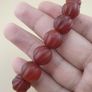 Vintage Melon Shape Carnelian Agate Beads Bracelet Image 6