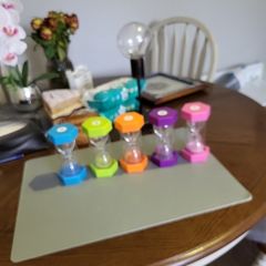 Set of 5 sand timers