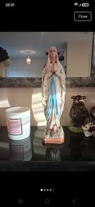 devotional statue of Our Lady of Lourdes
