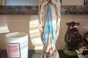 devotional statue of Our Lady of Lourdes