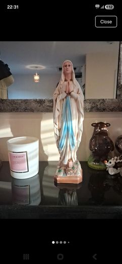 devotional statue of Our Lady of Lourdes
