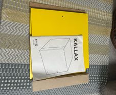 yellow kallax door