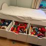 Child storage bed or small bedroom couch. Image 3