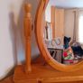 Solid Pine Dressing Table Mirror Pristine Condition Image 3