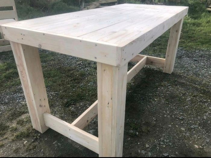 Handmade rustic table