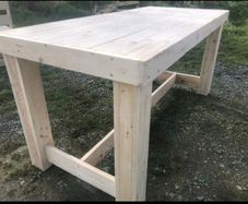 Handmade rustic table