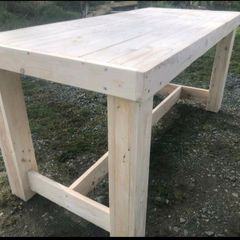 Handmade rustic table