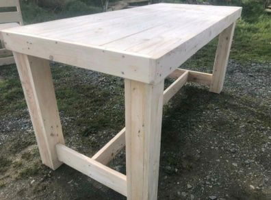 Handmade rustic table
