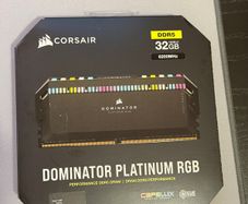 Corsair Dominator Platinum RGB 32GB DDR5 6200MHz CL36 (2x16GB) XMP 3.0 - Boxed